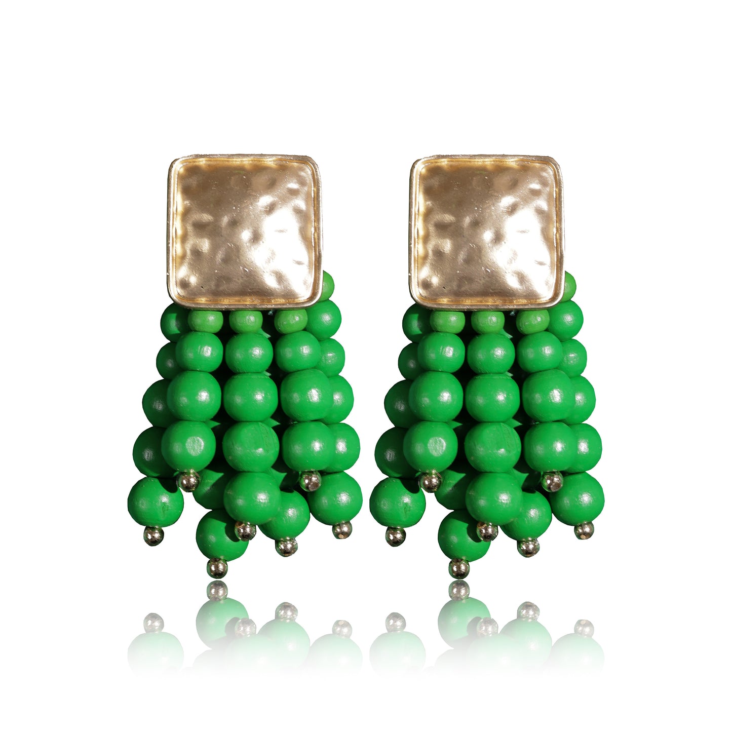 Beady Gold Earrings