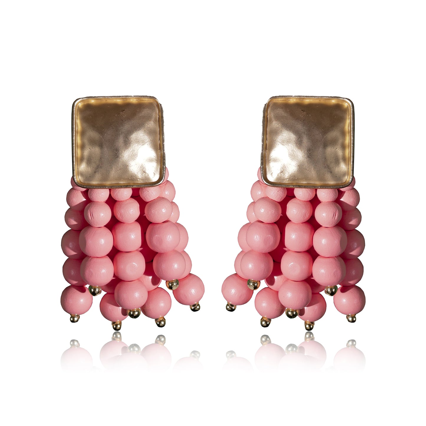Beady Gold Earrings