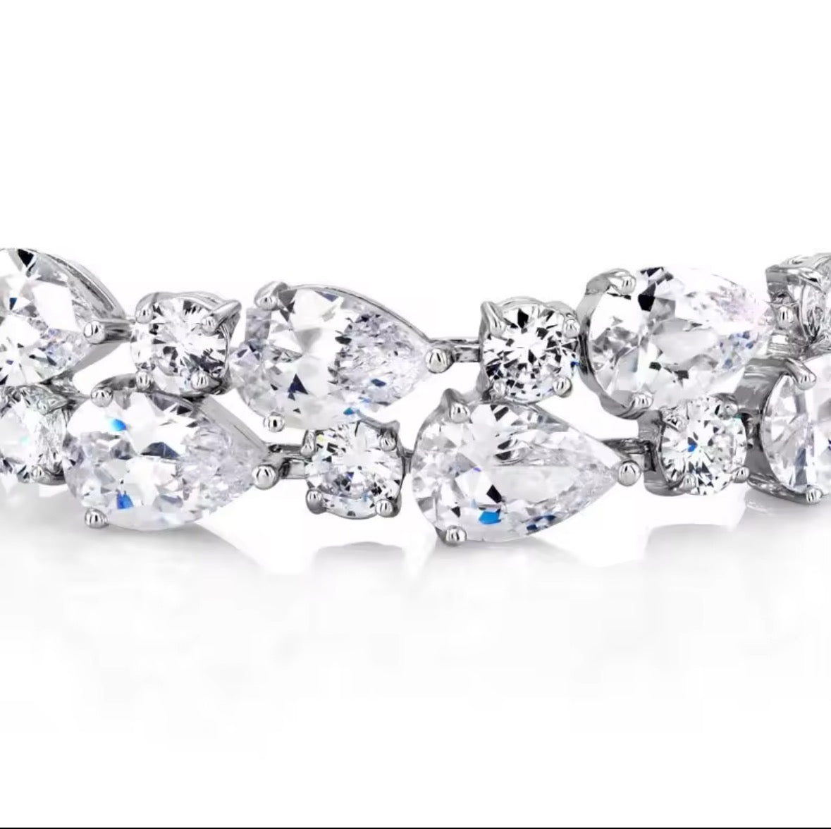 White Zircon bracelet