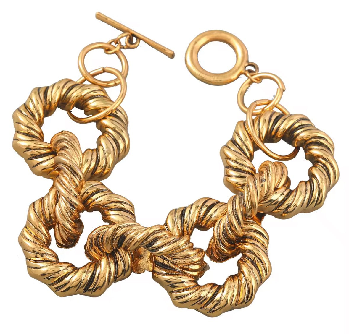 Gold Chain link bracelet