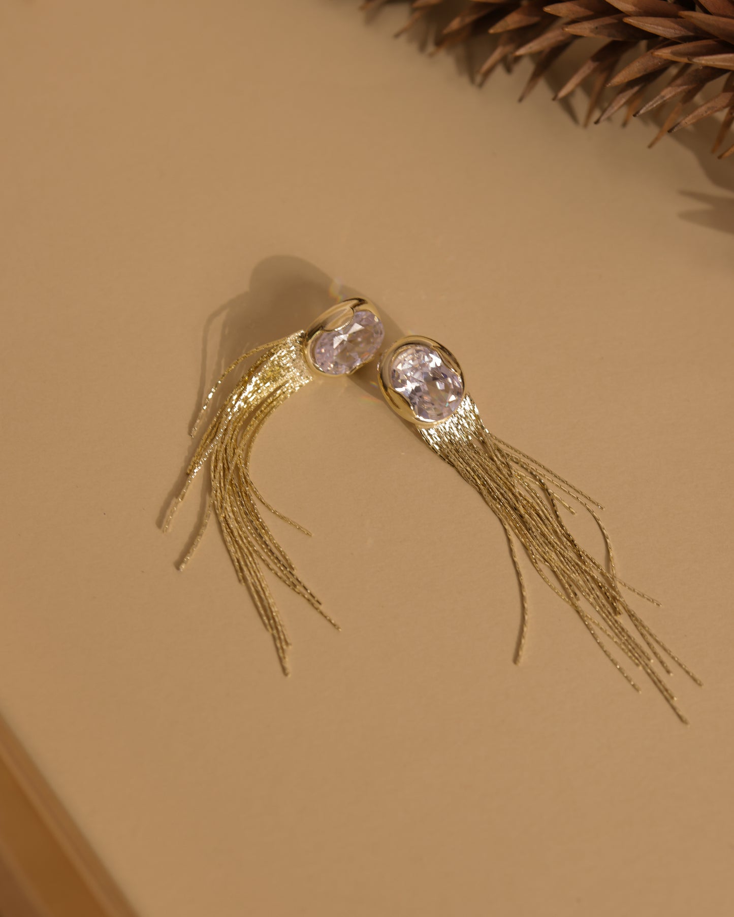 Tassels with big crystals
