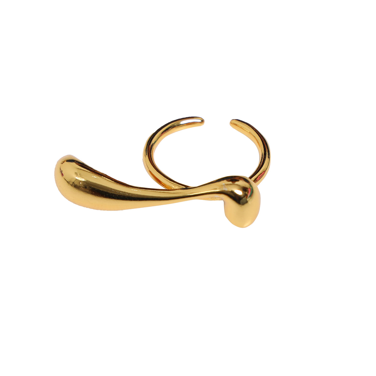 Gold - Dash Ring by Senshi Jewellery, view 3