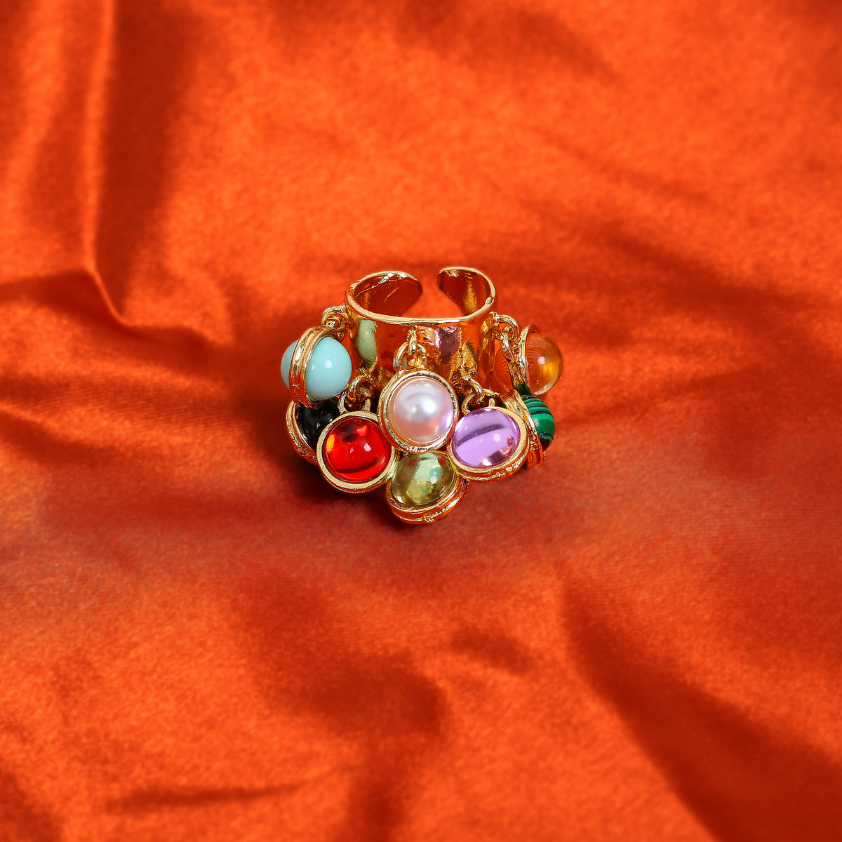 Multicolour Ring by Senshi Jewellery, view 4
