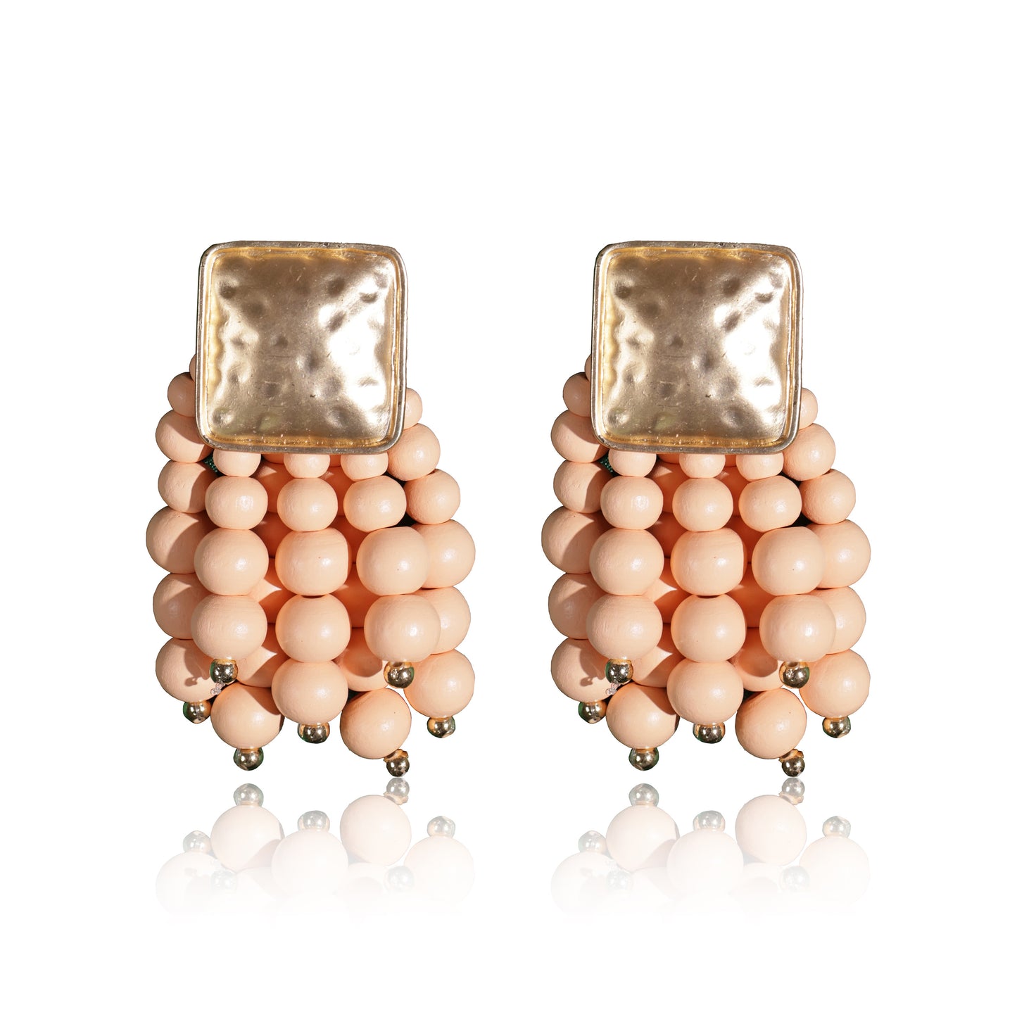 Beady Gold Earrings