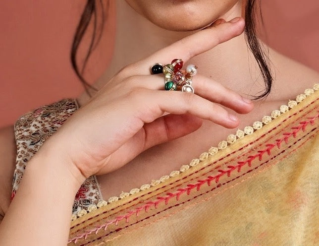 Multicolour Ring by Senshi Jewellery, view 2